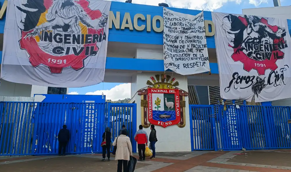 Toma de la Universidad Nacional del Altiplano de Puno