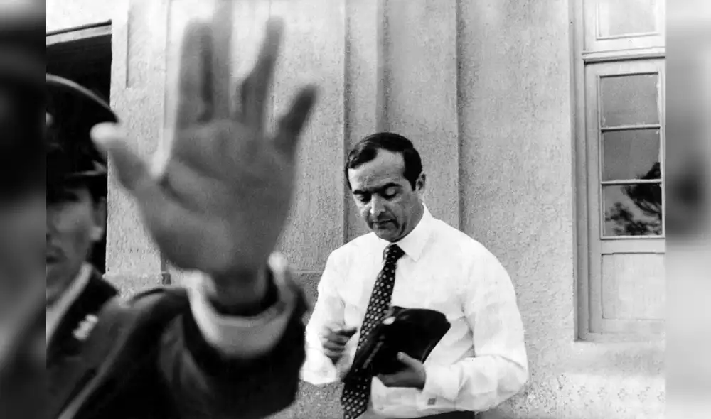 1983. La primera foto de Vladimiro Montesinos. Foto: Carlos Saavedra. 1983. La primera foto de Vladimiro Montesinos. Foto: Carlos Saavedra.