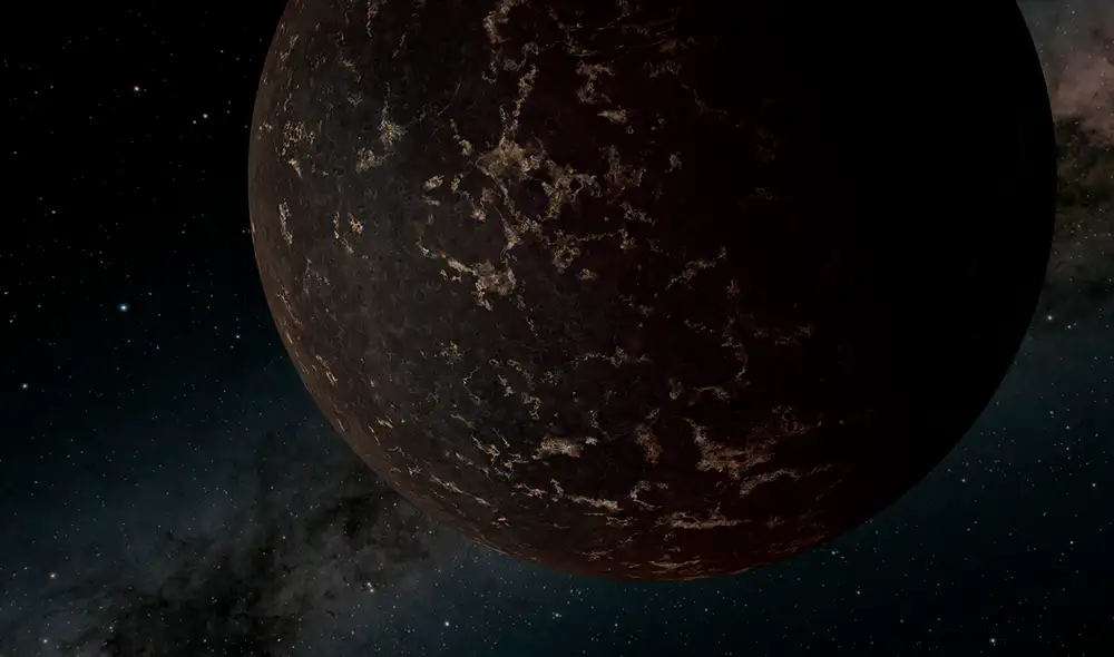 El telescopio espacial James Webb reveló un mundo oscuro y abrasado que podría ser similar a la Luna o Mercurio. Foto: NASA/JPL-Caltech/R. Hurt (IPAC)