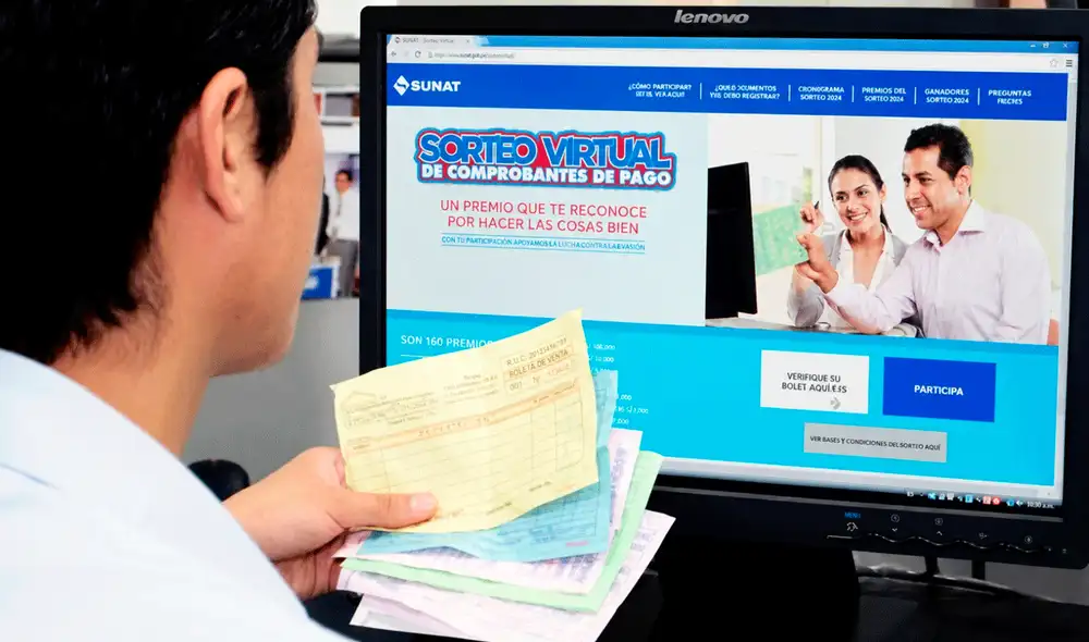Sunat aprueba bases del Sorteo Virtual de Comprobantes de Pago para promover la formalización de actividades comerciales. Sunat aprueba bases del Sorteo Virtual de Comprobantes de Pago para promover la formalización de actividades comerciales.