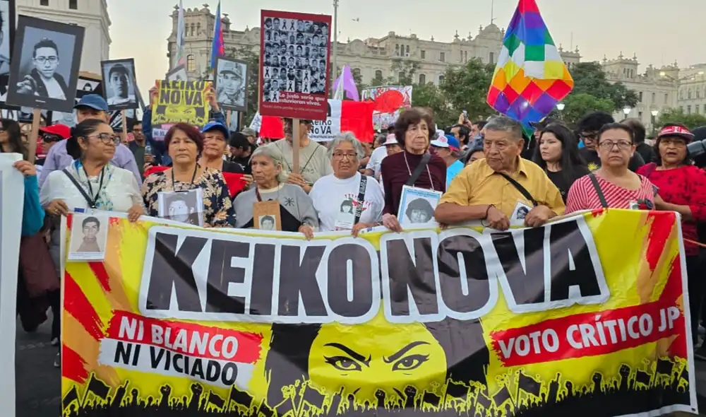 Marcha nacional en contra de Keiko Fujimori. Marcha nacional en contra de Keiko Fujimori.
