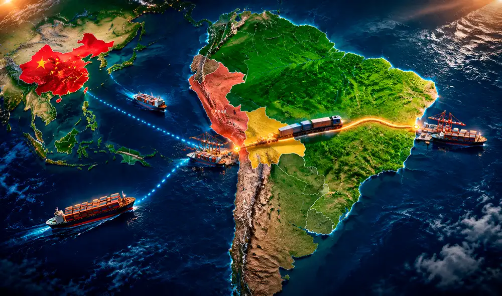 Un ambicioso corredor ferroviario bioceánico en América Latina promete unir los océanos Atlántico y Pacífico, atrayendo inversiones chinas y el interés de gobiernos y organismos internacionales. Un ambicioso corredor ferroviario bioceánico en América Latina promete unir los océanos Atlántico y Pacífico, atrayendo inversiones chinas y el interés de gobiernos y organismos internacionales.