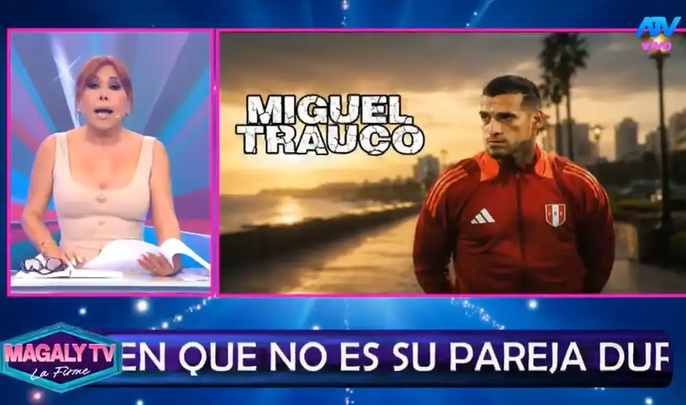 Magaly Medina leyó en vivo las dos cartas notariales que Miguel Trauco le envió. Foto: ATV. Magaly Medina leyó en vivo las dos cartas notariales que Miguel Trauco le envió. Foto: ATV.