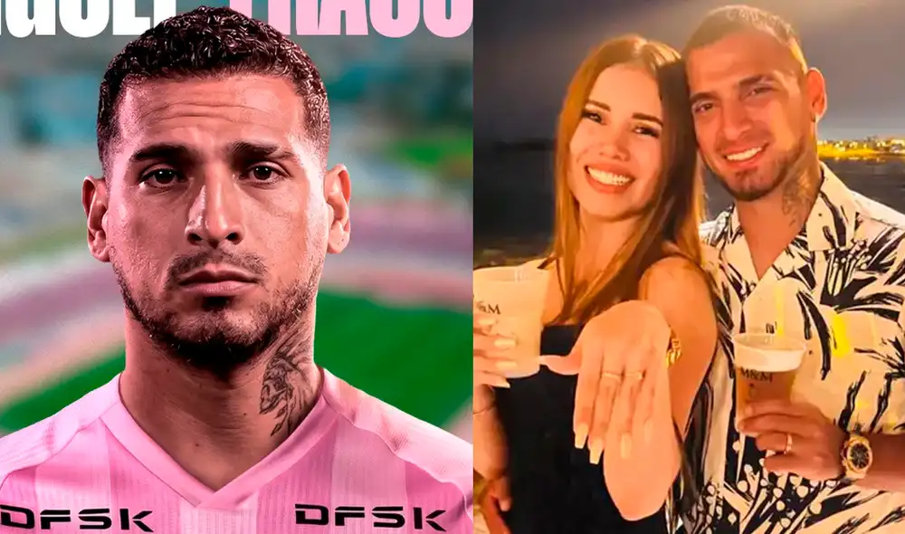 Miguel Trauco anuncia su separación de Mariela Arévalo. Fotos: Instagram.