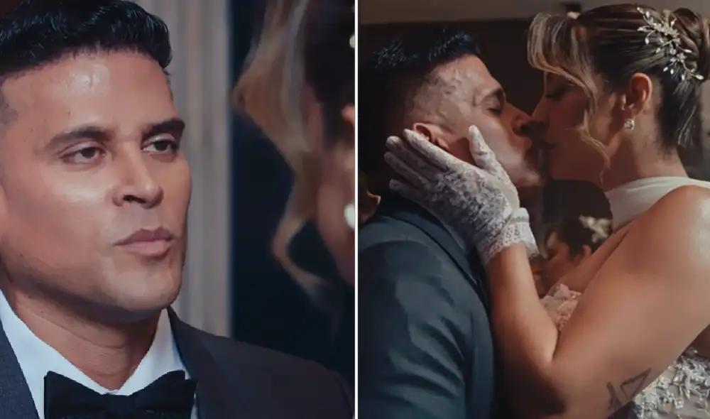 Karla Tarazona y Christian Domínguez comparten sus votos matrimoniales. Foto: composición LR/Instagram/tavo.weddings Karla Tarazona y Christian Domínguez comparten sus votos matrimoniales. Foto: composición LR/Instagram/tavo.weddings