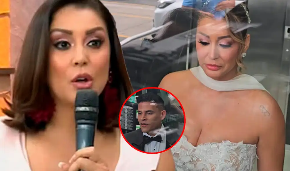 Karla Tarazona le juró amor eterno a Christian Domínguez. Foto: Composición LR/Captura/YouTube