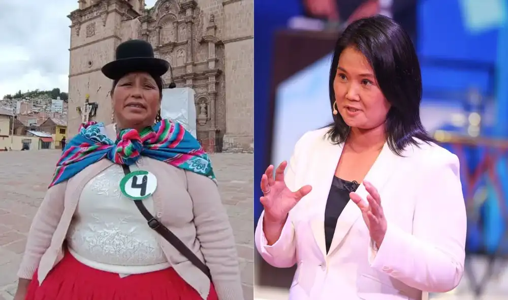 Brigida Curo criticó la actuación del partido de Keiko Fujimori | Composición: LR.