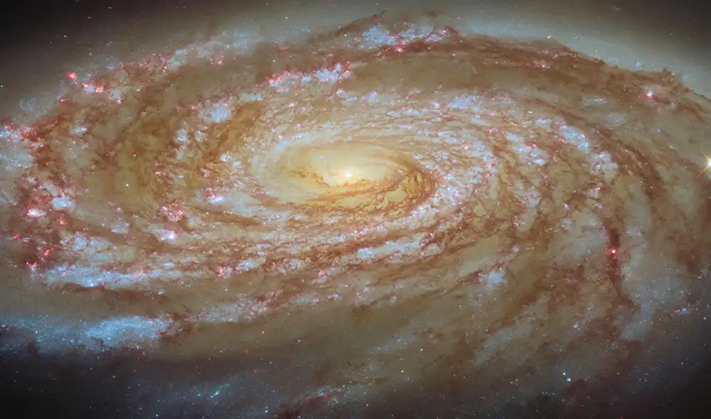Esta imagen del Telescopio Espacial Hubble muestra la galaxia espiral Messier 88. Foto: ESA/Hubble y NASA