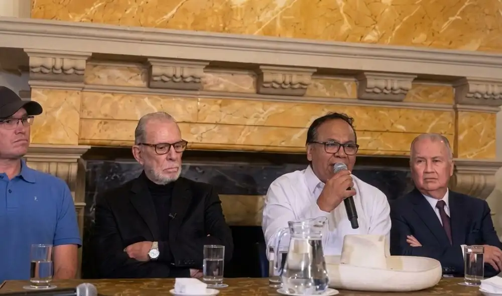 Sánchez apareció en conferencia de prensa junto a otros excandidatos presidenciales | Foto: captura.