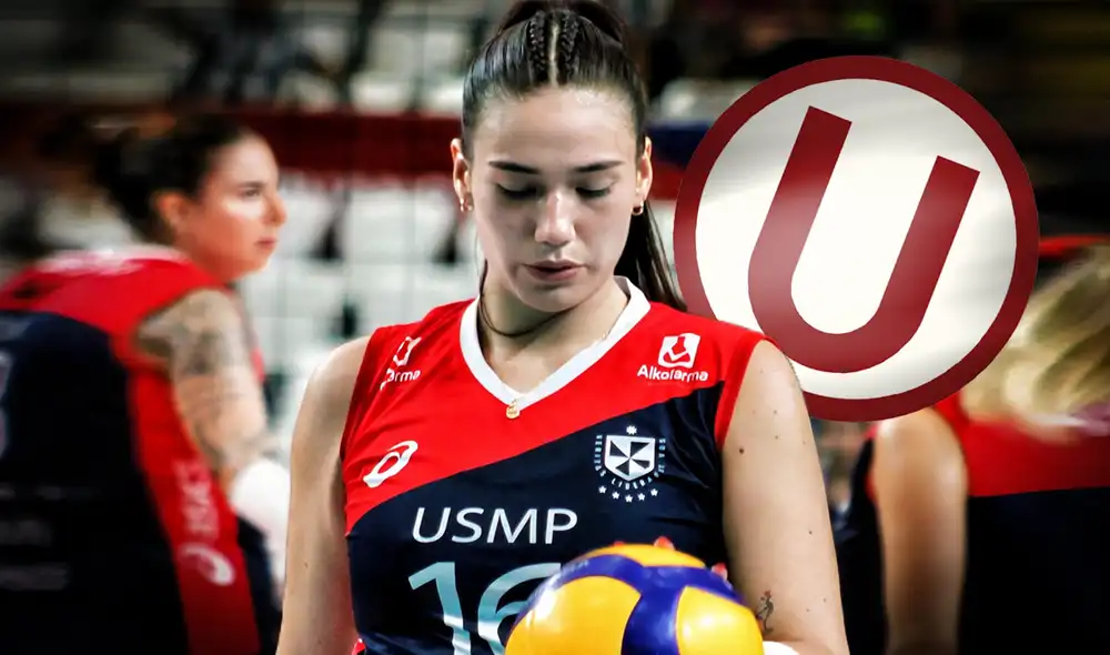 Aixa Vigil disputó la última temporada de la Liga Peruana de Vóley con San Martín. Foto: composición LR/USMP/Universitario