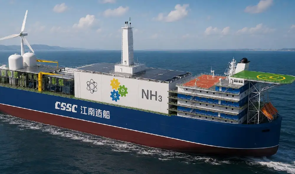 China presenta un innovador proyecto de isla nuclear flotante que transformaría la logística marítima global