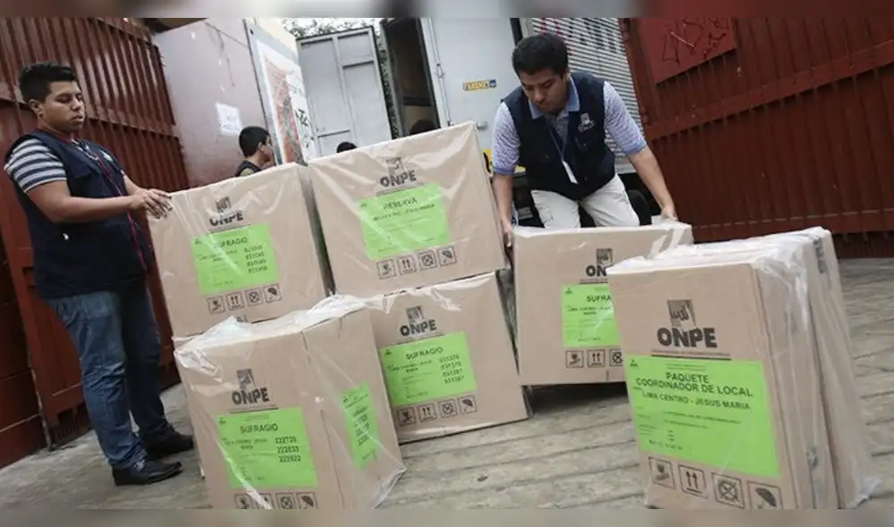 Material electoral ya se encuentra camino a los locales de votación para la jornada de este 7 de junio. Foto: difusión