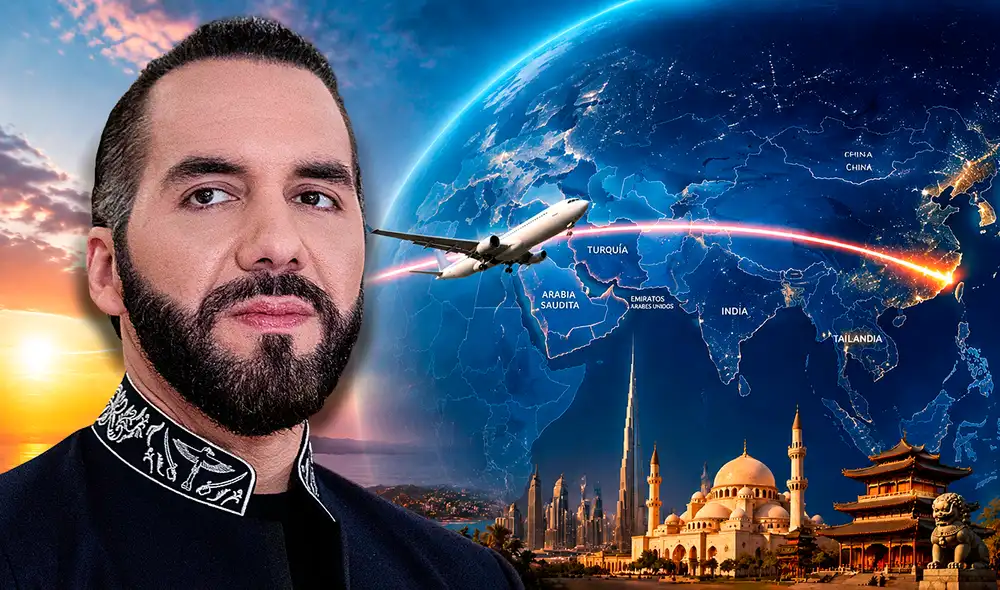El gobierno de Nayib Bukele anunció una histórica expansión de su conectividad aérea con nuevos vuelos directos desde San Salvador hacia Asia y Medio Oriente, según la ministra de Turismo, Morena Valdez. El gobierno de Nayib Bukele anunció una histórica expansión de su conectividad aérea con nuevos vuelos directos desde San Salvador hacia Asia y Medio Oriente, según la ministra de Turismo, Morena Valdez.