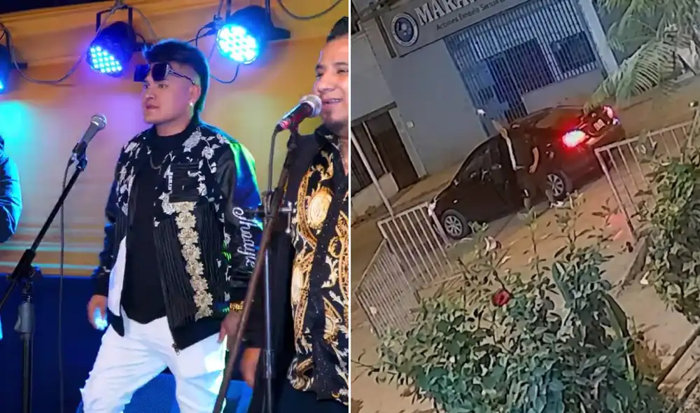 Cámaras de seguridad captaron el ataque armado contra el local donde se presentaba el hijo de 'Chacalón Jr.'.