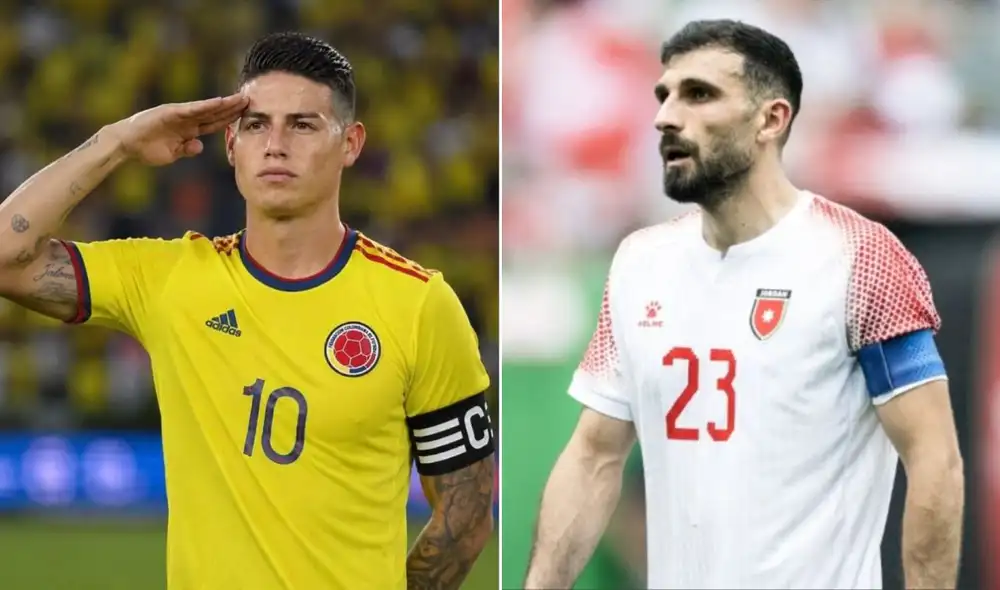 Colombia y Jordania se enfrentan previo al Mundial 2026. Foto: FCF/AFC/composición LR Colombia y Jordania se enfrentan previo al Mundial 2026. Foto: FCF/AFC/composición LR