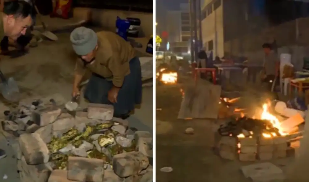 Venta de alimentos en la segunda vuelta electoral en Perú