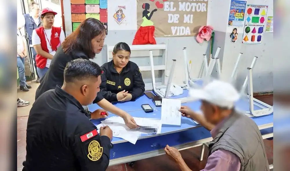 Detenido en Los Olivos.