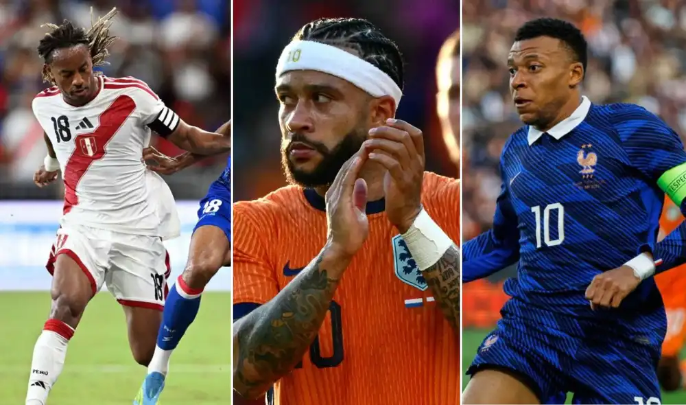 Perú, Países Bajos y Francia juegan hoy sus respectivos amistosos internacionales. Foto: FPF/UEFA/composición LR