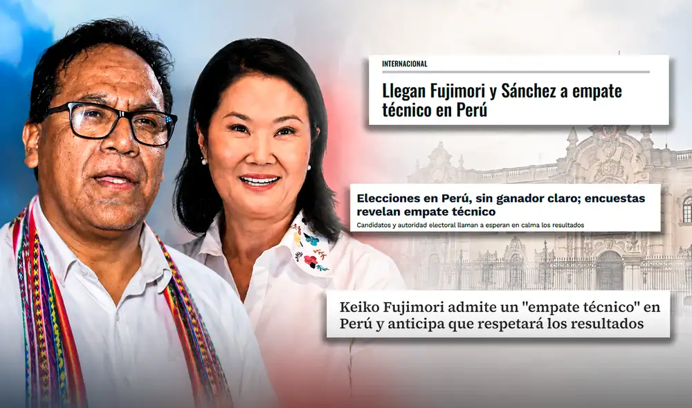 La segunda vuelta de las elecciones presidenciales en Perú 2026 ha captado la atención internacional, con medios mexicanos destacando un empate técnico entre Keiko Fujimori y Roberto Sánchez. La segunda vuelta de las elecciones presidenciales en Perú 2026 ha captado la atención internacional, con medios mexicanos destacando un empate técnico entre Keiko Fujimori y Roberto Sánchez.