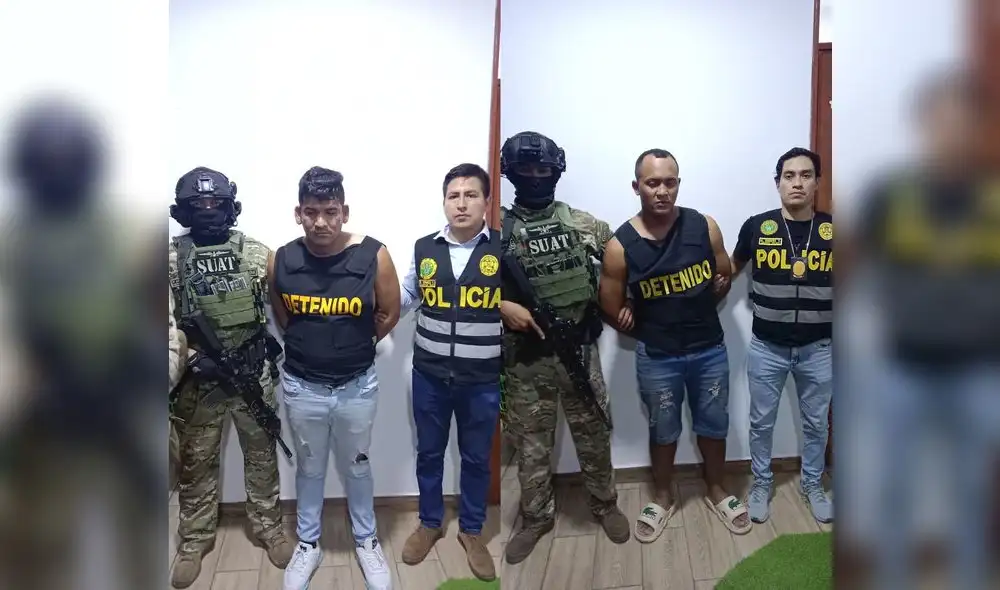 Dos de los integrantes de la banda criminal Los Occidentales Dos de los integrantes de la banda criminal Los Occidentales