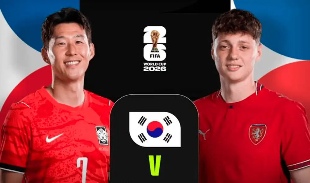Corea del Sur enfrentará a República Checa por el grupo A del Mundial 2026. Foto: FIFA Corea del Sur enfrentará a República Checa por el grupo A del Mundial 2026. Foto: FIFA