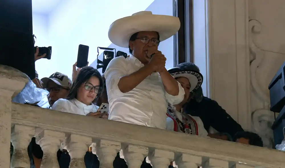 Roberto Sánchez se pronuncia tras conteo de votos. Roberto Sánchez se pronuncia tras conteo de votos.