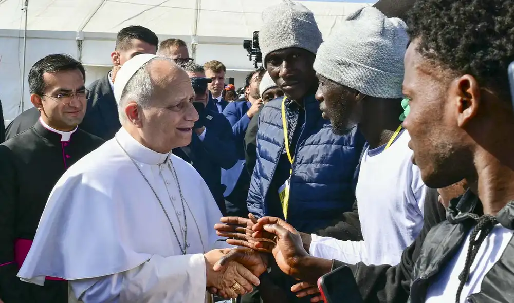El papa León XIV centró su mensaje sobre migración durante su visita a Tenerife El papa León XIV centró su mensaje sobre migración durante su visita a Tenerife