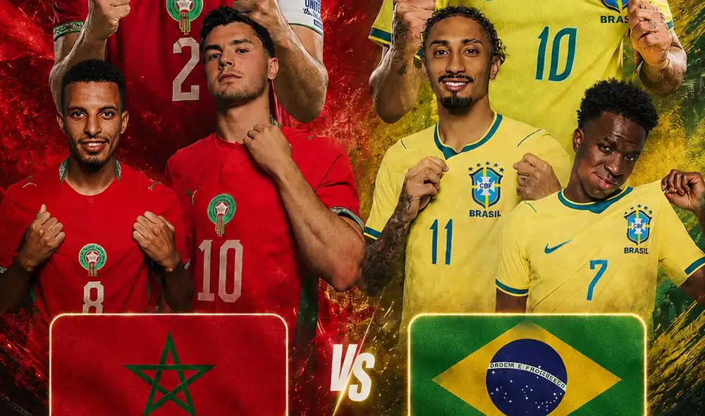 Brasil y Marruecos vuelven a enfrentarse en un Mundial después de 28 años. Foto: Twitter/@FutbolMarroqui Brasil y Marruecos vuelven a enfrentarse en un Mundial después de 28 años. Foto: Twitter/@FutbolMarroqui