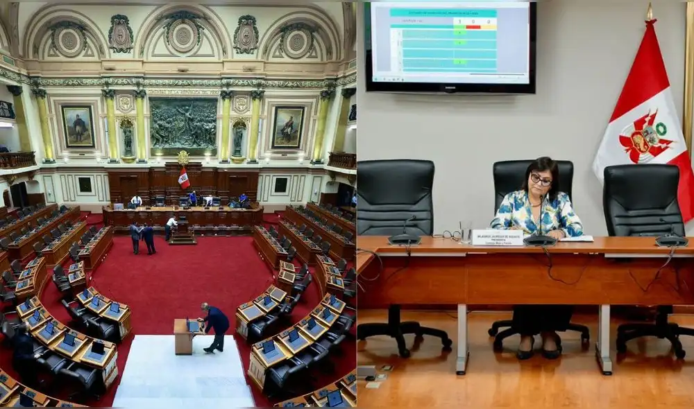 Congreso experimenta baja tasa de presencialidad a dias de cerrar operaciones | Composición: LR.
