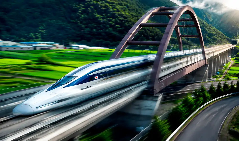 Japón presenta el Maglev Serie L0, un innovador sistema de levitación magnética que promete transformar el transporte terrestre. Este tren superó los 600 km/h en ensayos controlados.