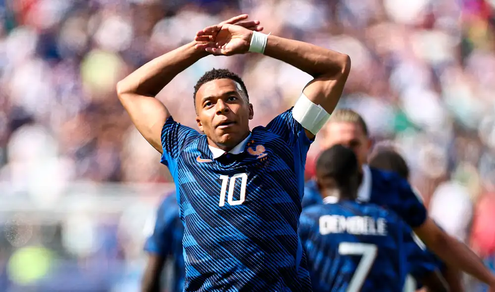 Kylian Mbappé fue campeón del mundo con la selección francesa en Rusia 2018. Foto: AFP