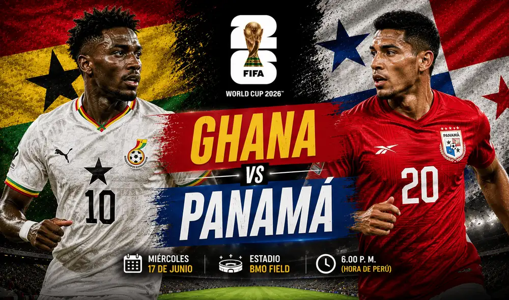 Ghana y Panamá se enfrentarán por el Grupo G del Mundial 2026. Foto: Composición LR/ChatGPT