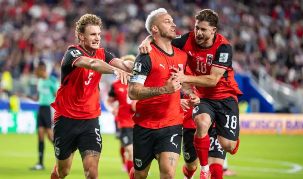 Austria arrancó con el pie derecho su participación en el Mundial 2026 tras imponerse por 3-1 ante Jordania. Foto: AFP