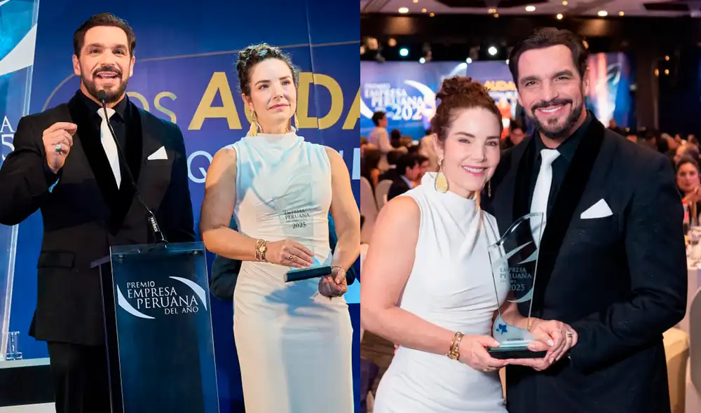 Ismael La Rosa y Virna Flores son galardonados con el Premio Empresa Peruana del Año, reconocimiento destacado por su contribución a la educación a través de 'Académika'. Ismael La Rosa y Virna Flores son galardonados con el Premio Empresa Peruana del Año, reconocimiento destacado por su contribución a la educación a través de 'Académika'.