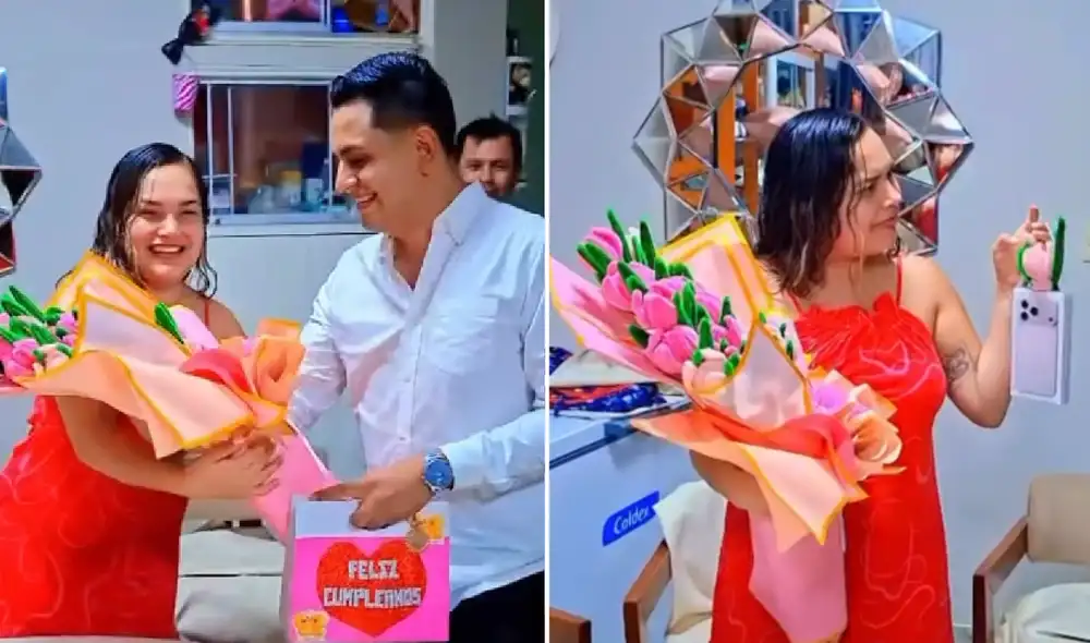 Novio de Lesly Águila la sorprende con inesperado regalo. Foto: composición LR/jhonchumo21 Novio de Lesly Águila la sorprende con inesperado regalo. Foto: composición LR/jhonchumo21