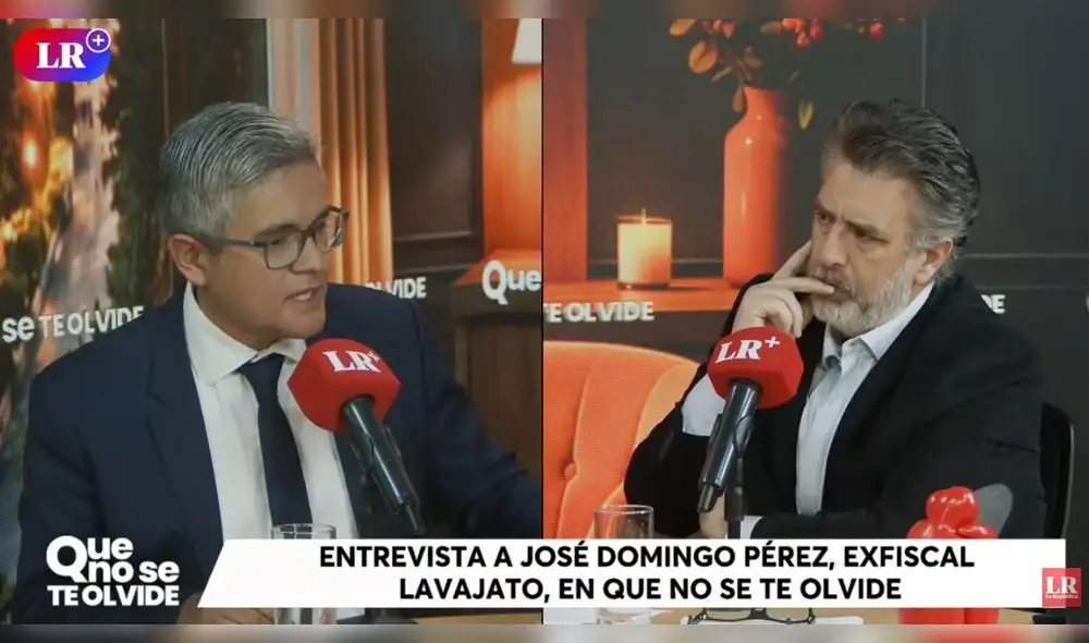 Carlos Cornejo entrevista a José Domingo Pérez Carlos Cornejo entrevista a José Domingo Pérez