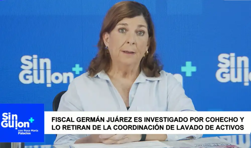 Rosa María Palacios, periodista y conductora de Sin Guion. Rosa María Palacios, periodista y conductora de Sin Guion.