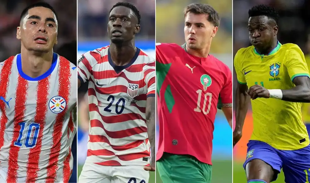 Francia, Paraguay, Estados Unidos, Marruecos y Brasil juegan hoy en el Mundial 2026. Foto: FIFA/composición LR Francia, Paraguay, Estados Unidos, Marruecos y Brasil juegan hoy en el Mundial 2026. Foto: FIFA/composición LR