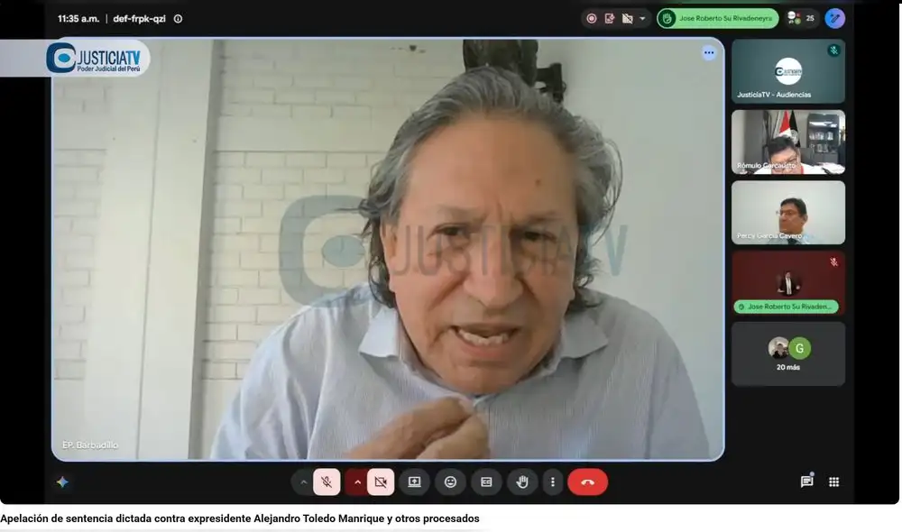 Alejandro Toledo ante Sala de Apelaciones Alejandro Toledo ante Sala de Apelaciones