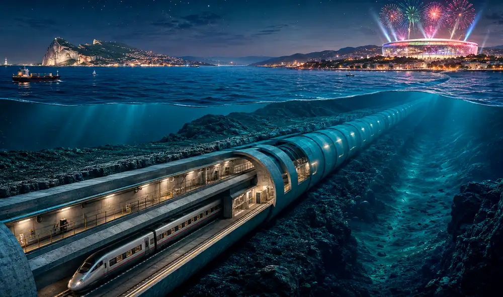 El proyecto del túnel submarino que conectará España y Marruecos se reaviva ante el interés internacional vinculado al Mundial 2030 y los planes de conectividad regional.