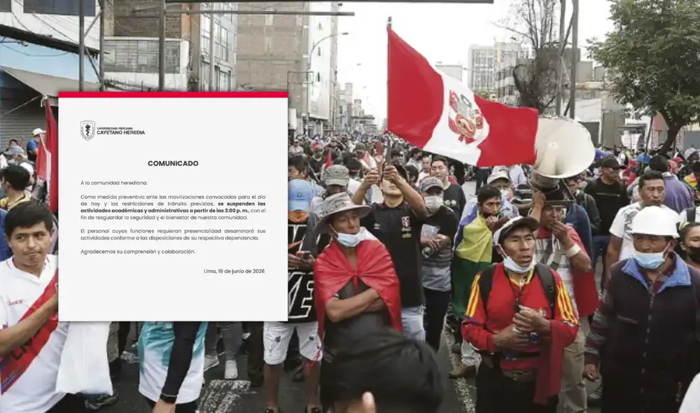 Universidades cancelan sus actividades ante marcha en Lima