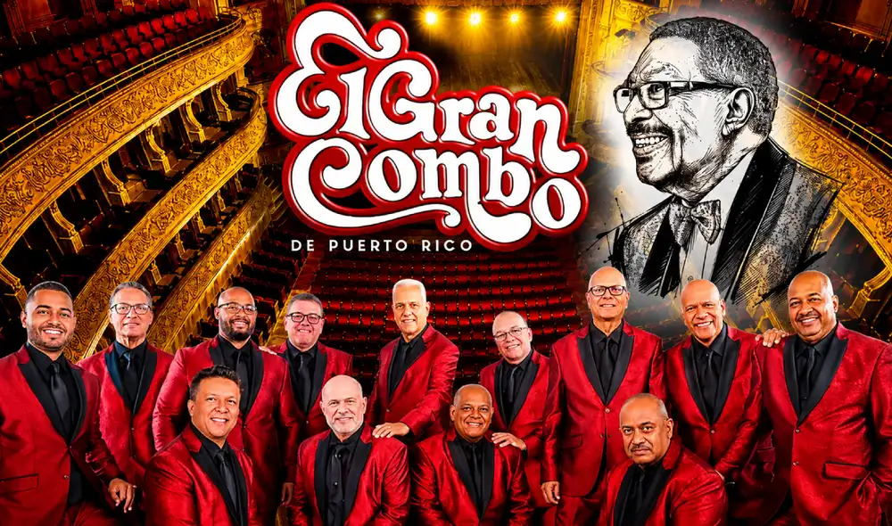 Concierto de El Gran Combo de Puerto Rico en Lima. Foto: Teleticket Concierto de El Gran Combo de Puerto Rico en Lima. Foto: Teleticket