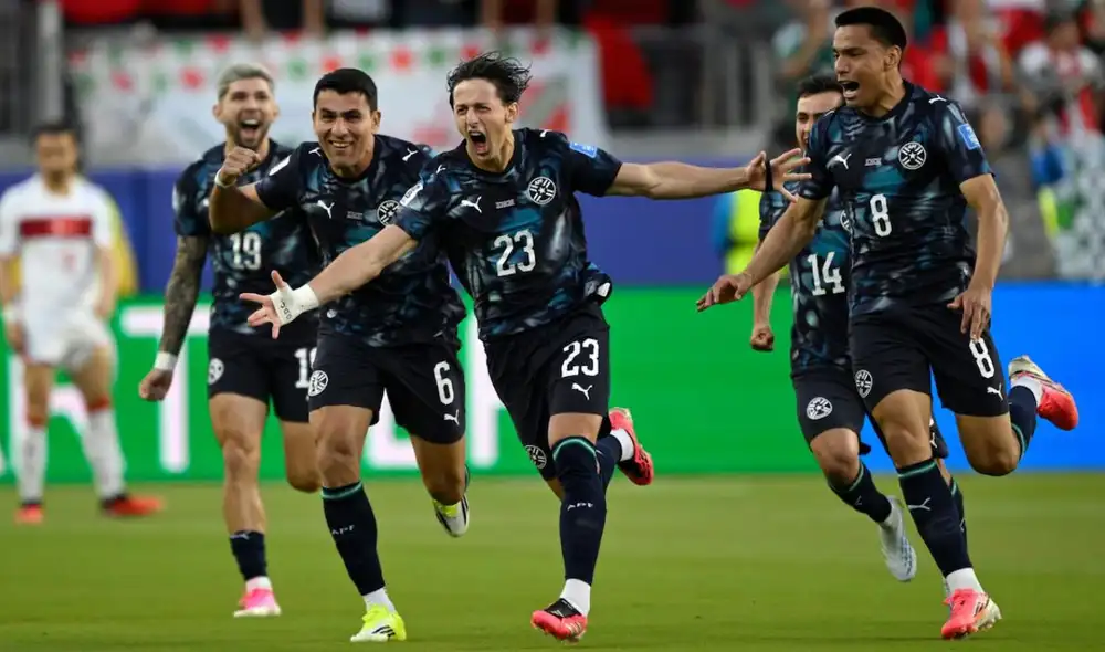 Matías Galarza le dio la victoria a Paraguay sobre Turquía. Foto: FIFA