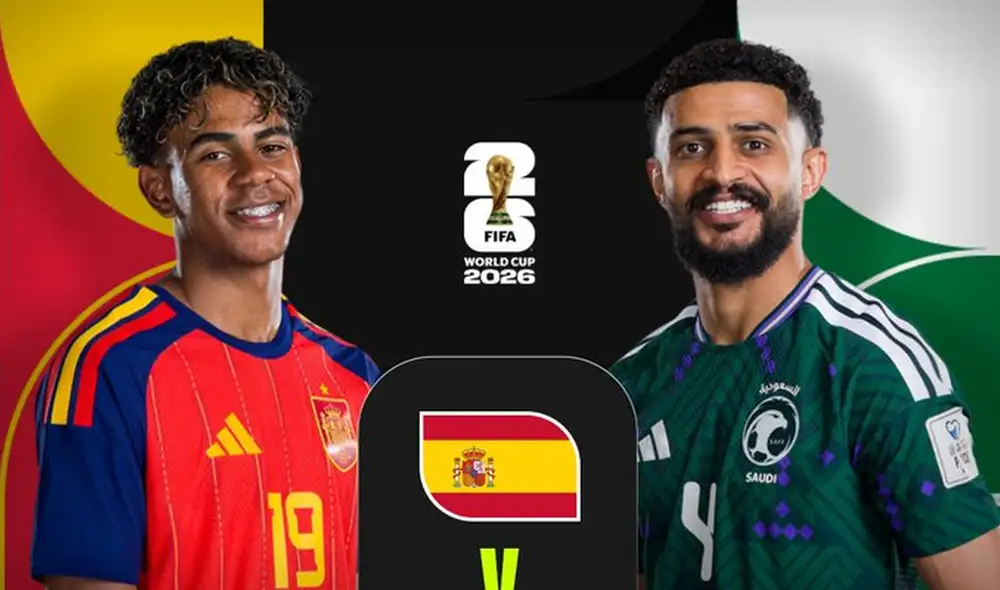 España y Arabia Saudita se enfrentan por el Grupo H del Mundial 2026. Foto: FIFA