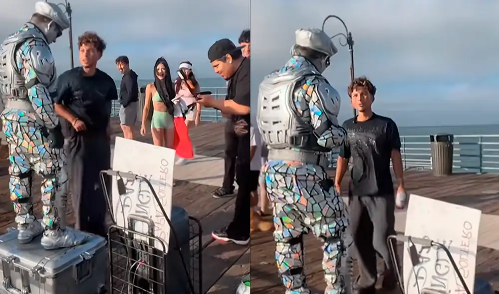 Robotín se encuentra desde hace varios meses en Estados Unidos. Foto: Composición LR/Captura/TikTok Robotín se encuentra desde hace varios meses en Estados Unidos. Foto: Composición LR/Captura/TikTok