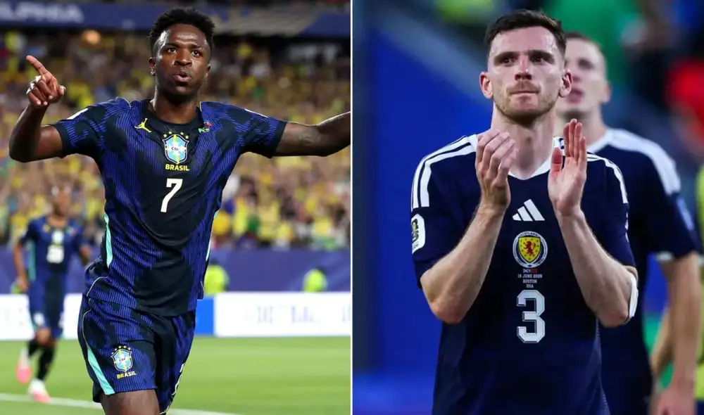 Brasil y Escocia se enfrentan por el Grupo C del Mundial 2026. Foto: FIFA/composición LR Brasil y Escocia se enfrentan por el Grupo C del Mundial 2026. Foto: FIFA/composición LR