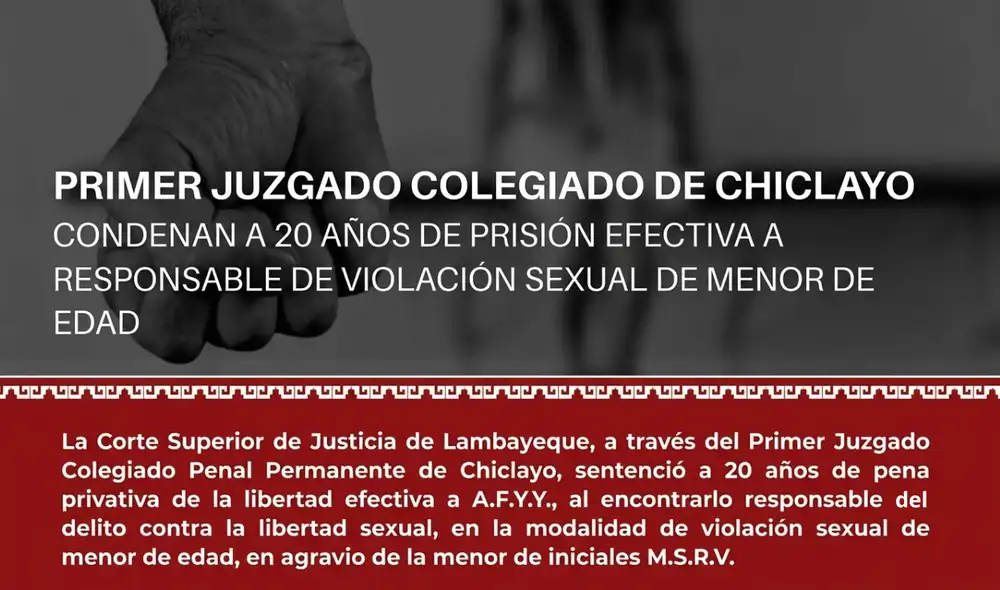 Además, el tribunal dispuso la inmediata captura del condenado, quien deberá recibir tratamiento terapéutico. Fuente: difusión. Además, el tribunal dispuso la inmediata captura del condenado, quien deberá recibir tratamiento terapéutico. Fuente: difusión.