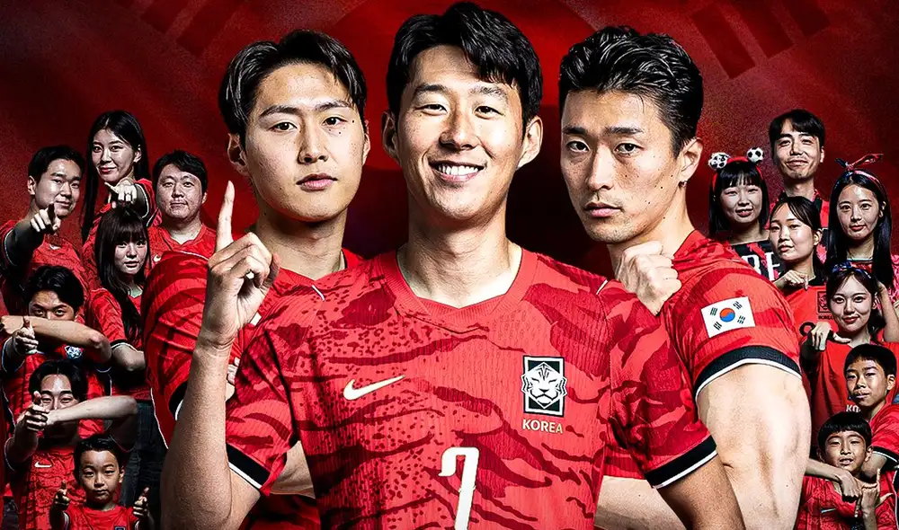 La selección de Corea del Sur se ubica en el segundo lugar del grupo A del Mundial 2026. Foto: Twitter/KFA