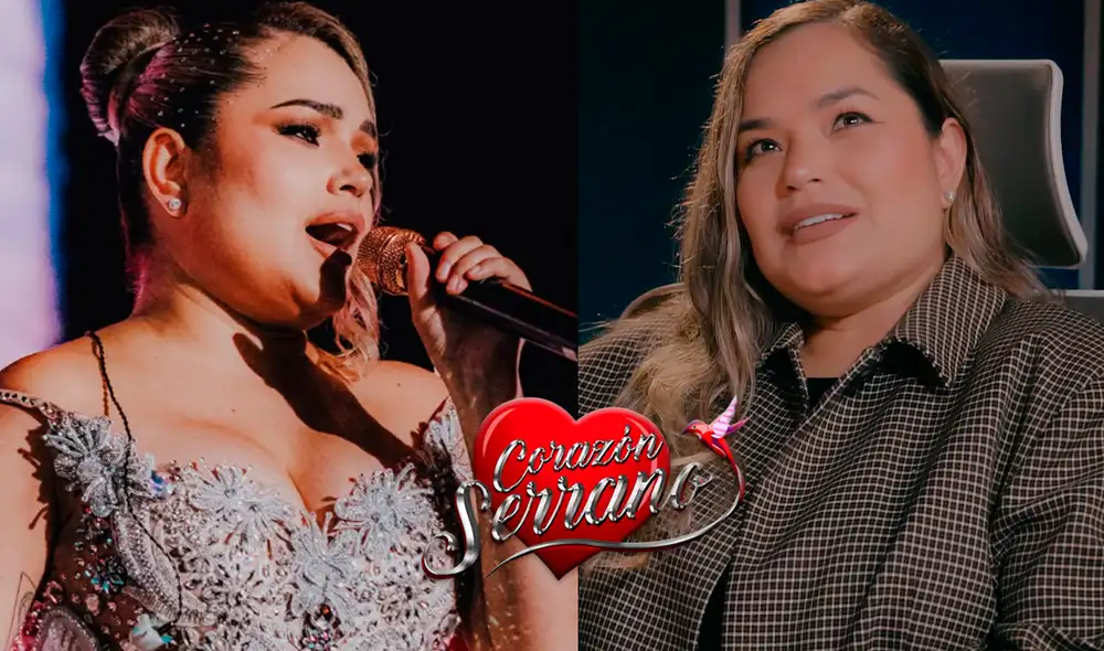 Lesly Águila es una de las voces principales de Corazón Serrano. Foto: Composición LR/Captura/Instagram/YouTube