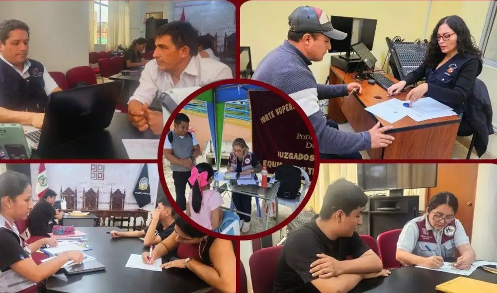 El equipo multidisciplinario ofreció soporte técnico en temas de tenencia, visitas y protección infantil. Fuente: difusión.